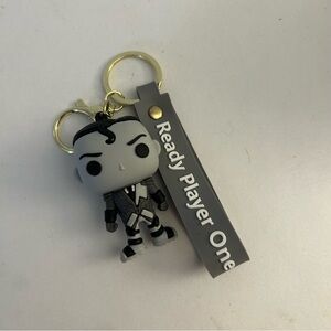 Gray Ready Player One Keychain